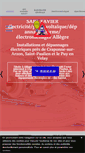 Mobile Screenshot of electricite-favier.com